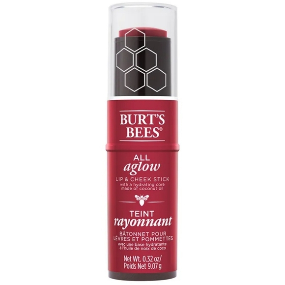 Burt's Bees All Aglow Lip & Cheek Stick Hydrating Core 1253 Dahlia Dew 0.32 oz - Picture 1 of 6